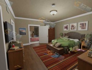 Blender工程源文件—凌乱套房