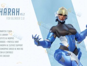 Blender模型—模块化守望先锋法老之鹰