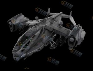 Blender模型—宇宙科幻运输飞船