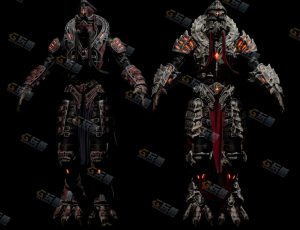 Blender模型—外星双胞胎怪物