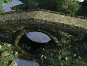 Blender工程源文件—老桥