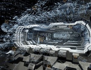 Blender模型—科幻空间站