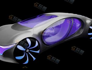 Blender模型—奔驰概念跑车