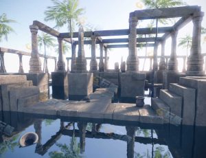 Blender工程源文件—古老仪式石柱地