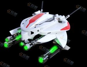 Blender模型—激光炮飞行器