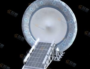 Blender模型—科技时空门