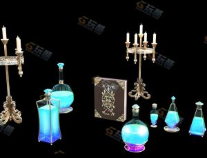 Blender模型—魔法药剂师道具