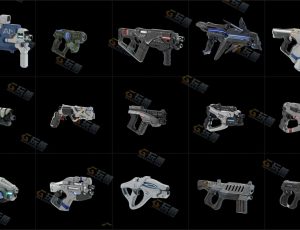 超级科幻武器Blender资产库