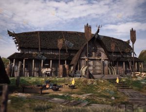 Blender工程源文件—中世纪部落村庄