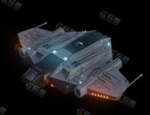 Blender模型—超级科幻战机