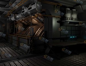 Blender工程源文件—科幻科技休息室