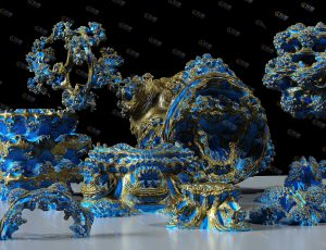 分形结构Blender资产库