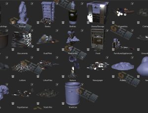 古老道具Blender资产库