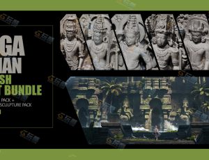 印度神庙神佛Blender资产库