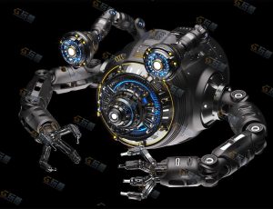 Blender模型—飞行勘测小机器人