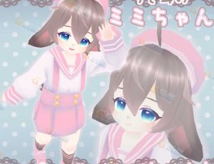 Blender模型—兔耳咪咪酱