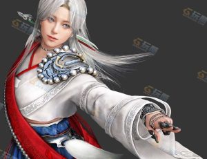 Blender模型—白发女侠