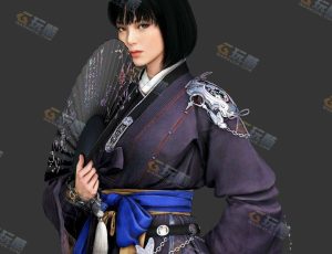 Blender模型—日本女侠客