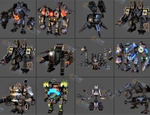 科技机器人模型包