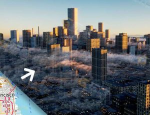 Blender工程源文件—云间现代都市大景