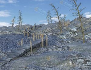 Blender工程源文件—荒地湖畔