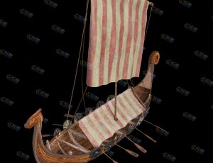 Blender模型—古罗马帆船