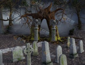 Blender工程源文件—恶魔坟地