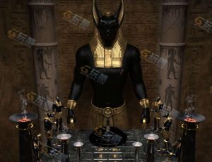 Blender工程源文件—古埃及阿努比斯神殿