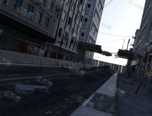 Blender工程源文件—破旧城市