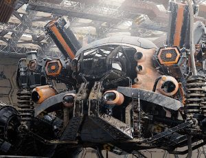 Blender工程源文件—超精细科幻概念车辆场景