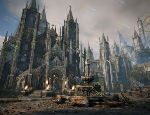 UE5素材—哥特式大教堂