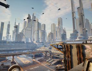 UE5素材—科幻工业未来城市