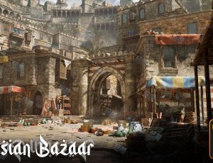 UE5素材—中世纪波斯集市场景