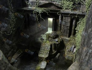 Blender工程源文件—波塞冬宫殿古老遗迹