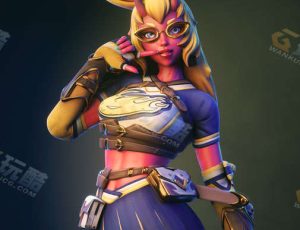 Blender模型—大耳朵女孩