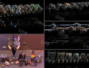 怪物Blender资产库