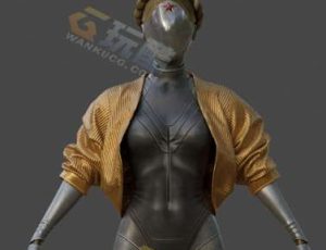 Blender模型—赛博朋克跳舞机器人