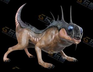 Blender模型—鱼怪