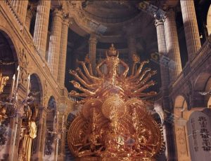 C4D工程源文件—大气千手佛庙