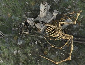 Blender工程源文件—龙骨破城堡