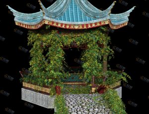 Blender模型—古代凉亭