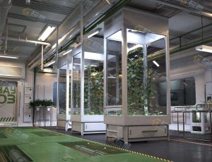 Blender工程源文件—科技植物培育室