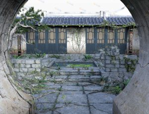 Blender工程源文件—古代老院子