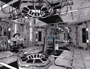 Blender工程源文件—未来高科技实验室研究中心