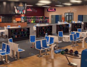 Blender工程源文件—保龄球馆