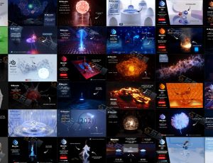 Blender创意特效VFX粒子运动图形动态工程源文件合辑