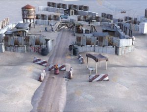 Blender工程源文件—沙漠劫匪营