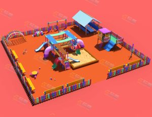 Blender工程源文件—儿童游乐园