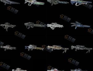 超级科幻武器V3 Blender资产库