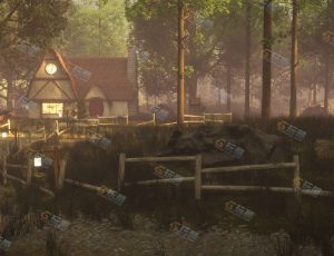 Blender工程源文件—小红帽森林小屋